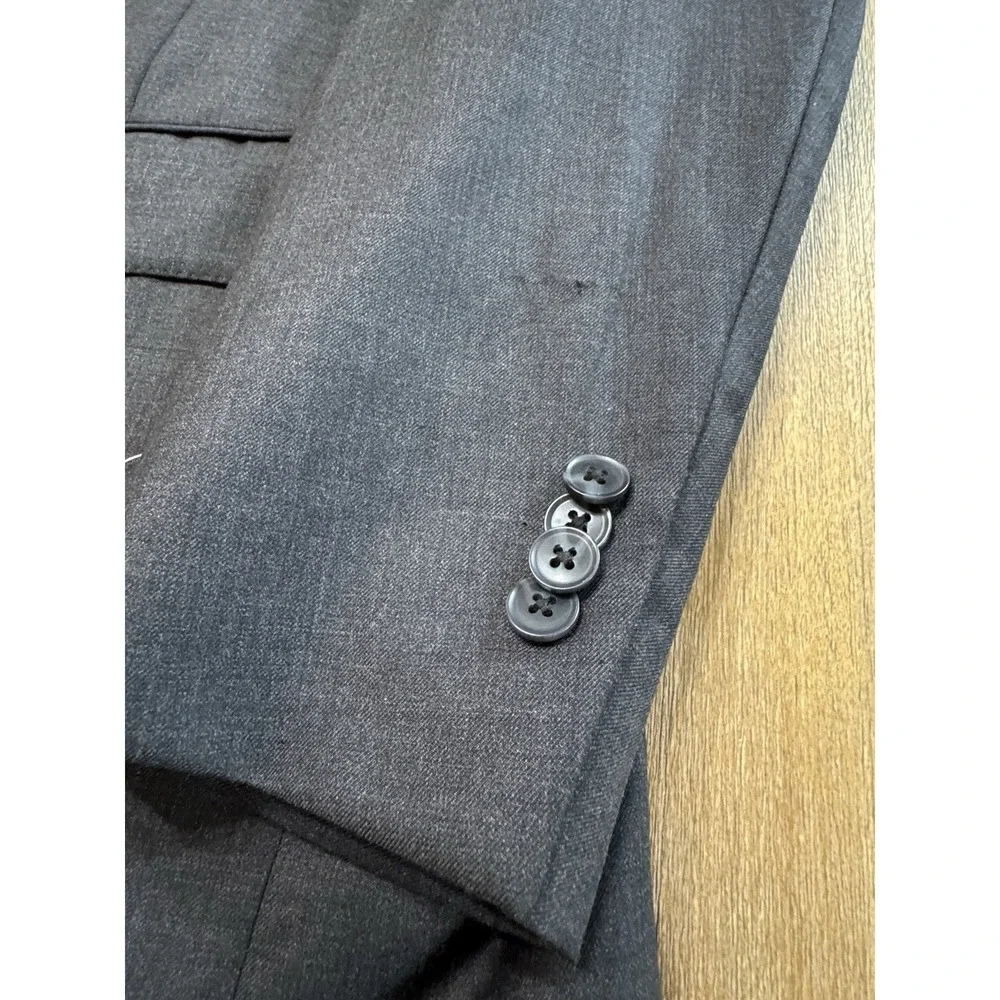 Peter millar Sport Coat Blazer 44 R Gray Wool‎